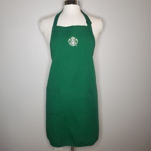 Green Starbucks apron